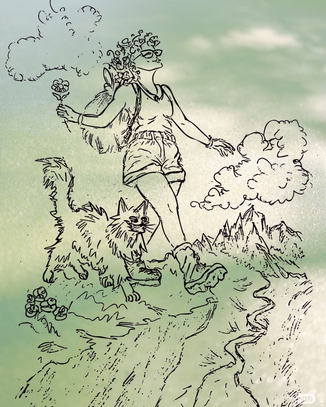 the-fool-tarot-sketch